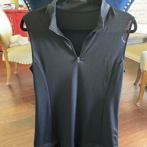 zyia black sleeveless dress